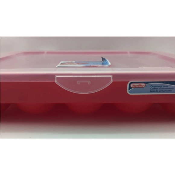 Sterilite 20 Compartment Christmas Holiday Ornament Box Storage Case Tote - Picture 4 of 5